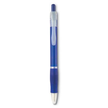 MANORS Plastové kuličkové pero transparent blue