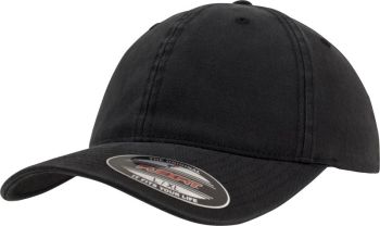 Flexfit | 6 panelová kšiltovka "Dad Hat" black S/M