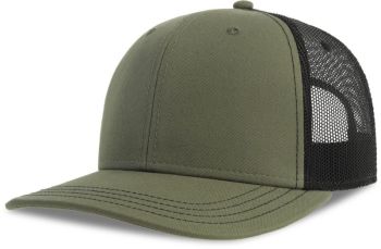 Atlantis | 6 panelová Trucker kšiltovka olive/black onesize