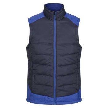 CONTRAST INSULATED BODYWARMER Navy/New royal XS