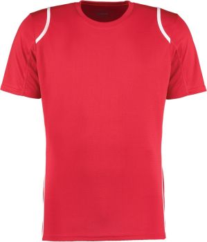 Kustom Kit | Kontrastní tričko Cooltex® red/white 3XL