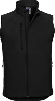 Russell | Pánská 3-vrstvá softshellová vesta black XL