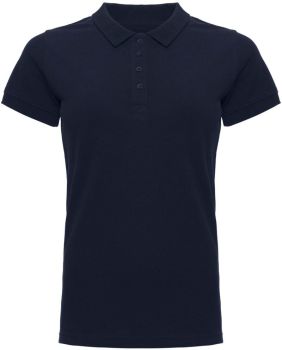 Pure Waste | Dámské piqué polo z těžké bavlny solid navy XL