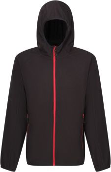 Regatta | Fleecová bunda structure s kapucí "Navigate" black/classic red L