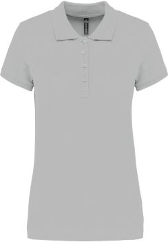 Kariban | Dámské piqué polo snow grey L