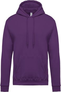 Kariban | Pánská mikina s kapucí purple 3XL