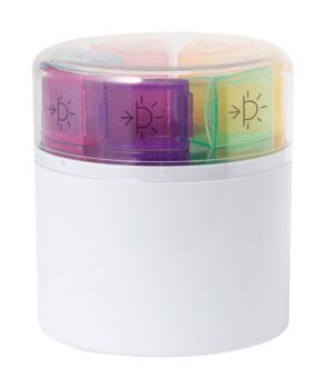 Ablix box na pilulky multicolour