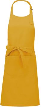 Kariban | Zástěra s laclem "Sommelier" mustard onesize