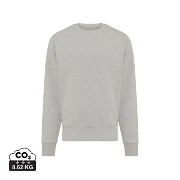 Mikina Iqoniq Kruger relaxed fit z recykl. bavlny heather grey