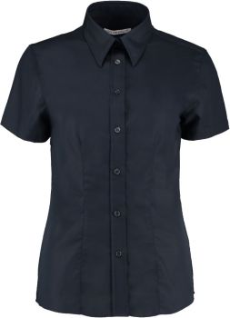 Kustom Kit | Pracovní halenka Oxford s krátkým rukávem french navy 26_6XL