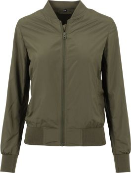 Build your Brand | Dámská bomber bunda dark olive XS