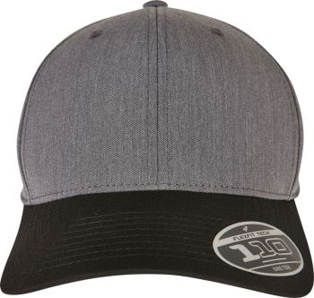 Flexfit | 5 panelová Trucker kšiltovka "Melange" black/grey melange S/M