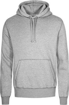 Promodoro | Pánská mikina s kapucí "X.O" heather grey S