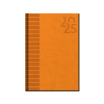 Denný diár A5 - VENETIA oranžový 2025