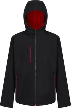 Regatta | 2-vrstvá softshellová bunda "Navigate" black/classic red 3XL