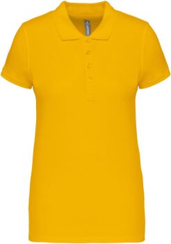 Kariban | Dámské piqué polo yellow XXL