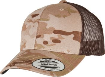 Flexfit | 6 panelová retro kšiltovka Multicam® arid/brown onesize