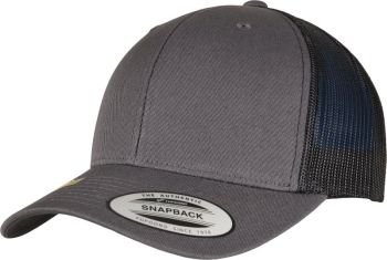 Flexfit | 6 panelová Trucker kšiltovka charcoal/black onesize