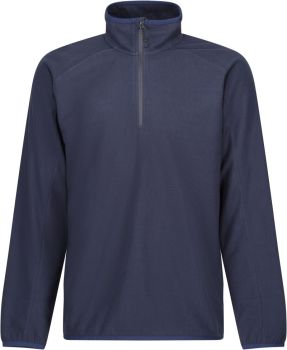 Regatta | Fleecová mikina structure s 1/4 zipem "Navigate" navy/seal grey XXL