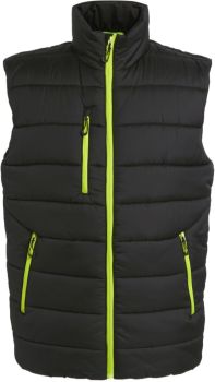 Regatta | Thermo vesta "Navigate" black/lime green 3XL