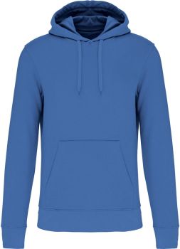 Kariban | Pánská ekologická mikina s kapucí light royal blue XXL