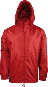 UNLINED WINDBREAKER Red L