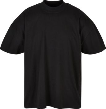 Build your Brand | Pánské tričko "Mock Neck" black 5XL