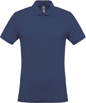 Kariban | Pánské piqué polo deep blue 4XL