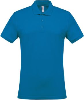 Kariban | Pánské piqué polo tropical blue 4XL