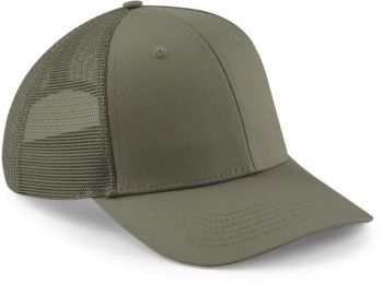 Beechfield | 6 panelová kšiltovka "Urbanwear Trucker" olive green onesize