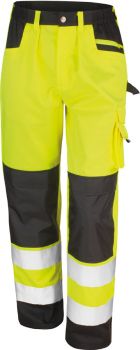 Result | Bezpečnostní cargo kalhoty fluorescent yellow XXL
