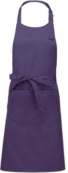 Kariban | Zástěra s laclem "Sommelier" purple onesize