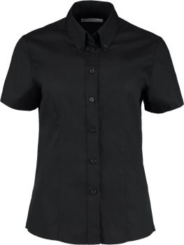 Kustom Kit | Halenka Oxford s krátkým rukávem black 24_5XL