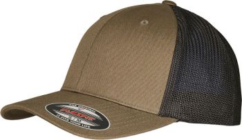 Flexfit | 6 panelová Trucker kšiltovka "Recycled" olive/black L/XL