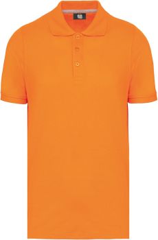 Kariban | Pánské pracovní piqué polo z těžké bavlny orange 4XL