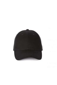 6 PANELS COTTON CAP Black U