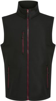 Regatta | 2-vrstvá softshellová vesta "Navigate" black/classic red M