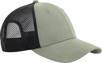 Beechfield | 6 panelová Trucker kšiltovka "Technical Mesh" fresh green/black onesize