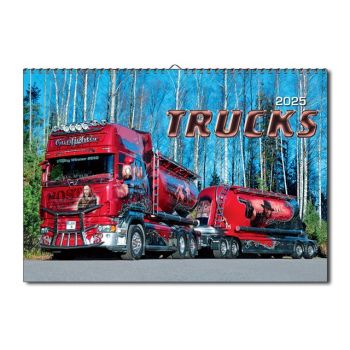 Nástenný kalendár Trucks 2025