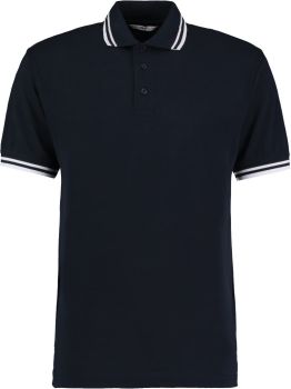 Kustom Kit | Pánské kontrastní piqué polo navy/white 3XL