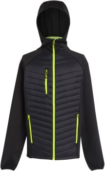 Regatta | Hybridní bunda "Navigate" black/lime green XL