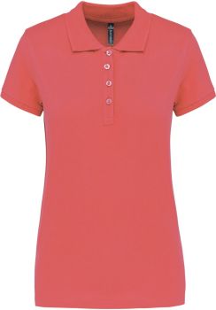 Kariban | Dámské piqué polo true coral L