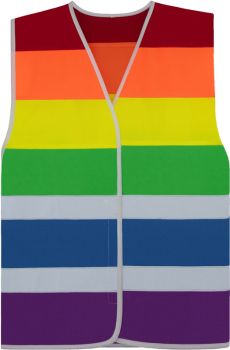 Korntex | Bezpečnostní vesta "Pride" rainbow L/XL