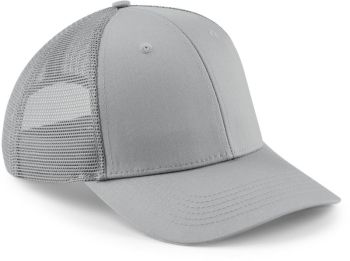 Beechfield | 6 panelová kšiltovka "Urbanwear Trucker" light grey onesize