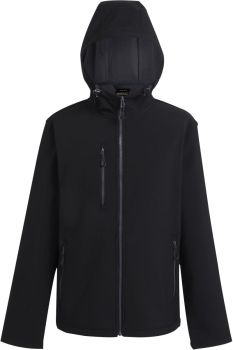 Regatta | 2-vrstvá softshellová bunda "Navigate" black/seal grey XL