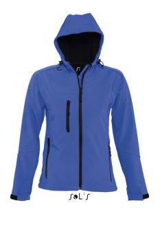 SOL'S REPLAY WOMEN - HOODED SOFTSHELL Royal Blue L