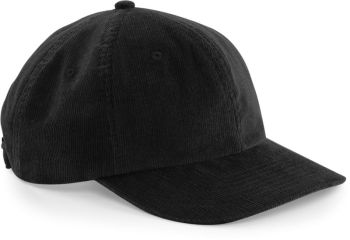 Beechfield | 6 panelová kšiltovka "Heritage Cord Cap" black onesize