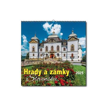 Nástenný kalendár Hrady a zámky Slovenska 2025