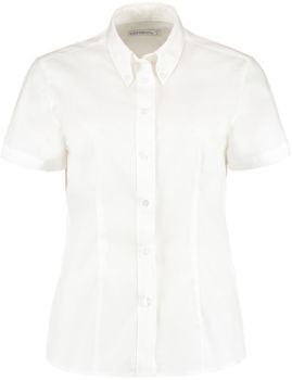 Kustom Kit | Halenka Oxford s krátkým rukávem white 26_6XL