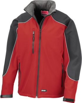 Result | 3-vrstvá softshellová bunda "IceFell" s kapucí red/black XL